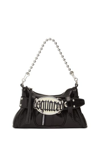 Gothic Belted Leather Shoulder Bag