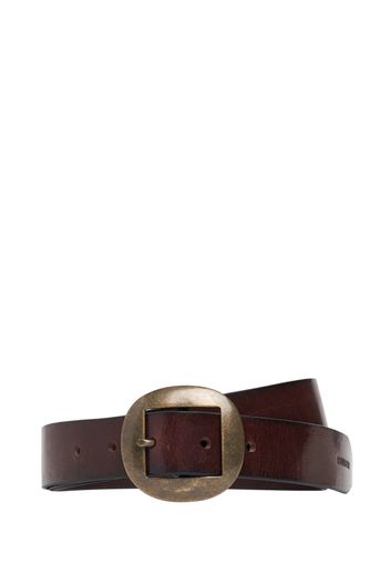 Vintage Leather Buckle Belt