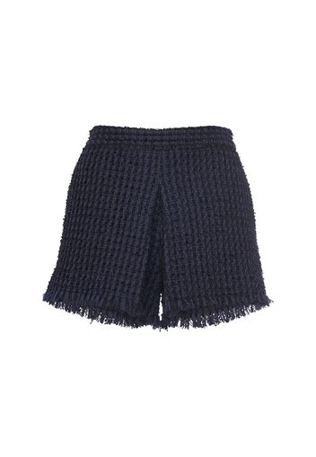 Tweed Bouclé High Rise Shorts