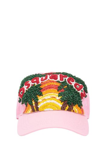 Tropical Patch Trucker Baseball Cap