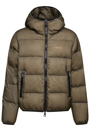 Logo Nylon Puffer Jacket