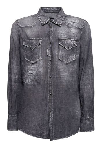 Classic Western Denim Shirt