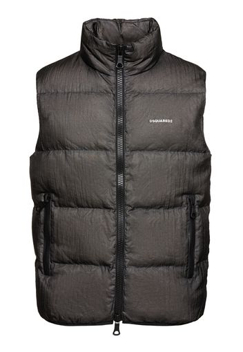 Classic Logo Nylon Puffer Vest