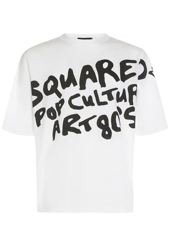 D2 Pop 80's Printed Cotton T-shirt