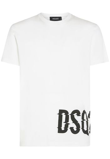 Logo Printed Cotton T-shirt