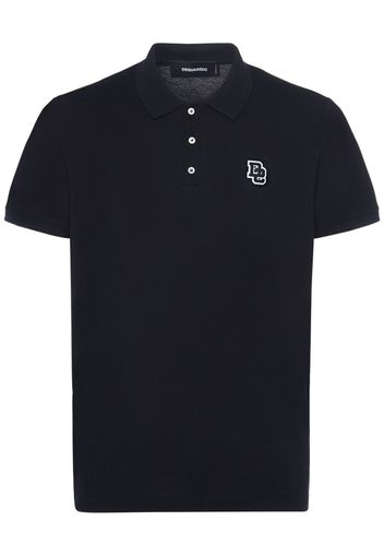 Tennis Fit D2 Logo Cotton Polo