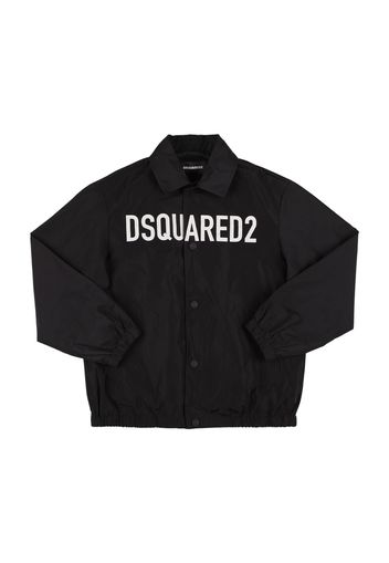 Printed Logo Nylon Jacket