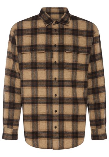 Canadian Plaid Wool Blend Shirt