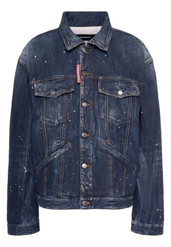 Padded Denim Over Jacket