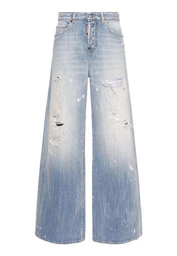 Traveller Medium Rise Denim Wide Jeans