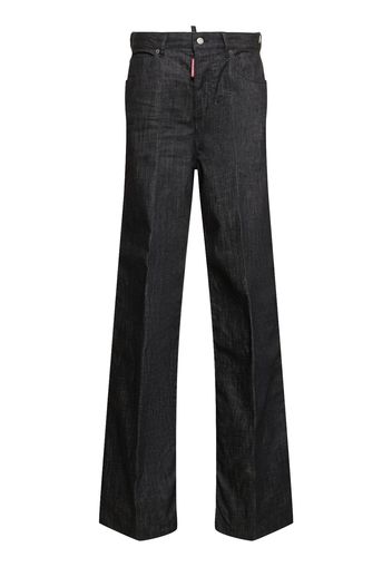 Traveller Mid Rise Denim Wide Jeans