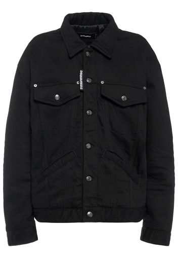 Black Bull Over Denim Jacket