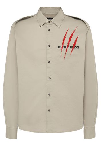Nightmare Cotton Blend Logo Shirt