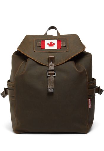 Canadian Flag Canvas Backpack