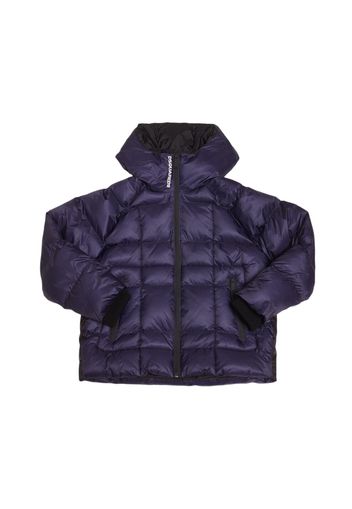 Hooded Nylon Puffer Jacket