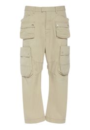 Multi-pocket Cotton Twill Cargo Pants