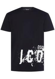 Icon Splash Printed Cotton T-shirt