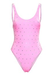 Embellished Chenille One Piece Swimsuit