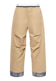 Cotton Twill Wide Chino Pants