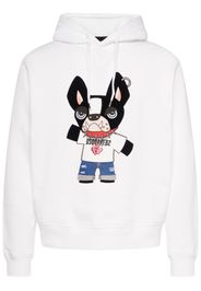 Cool Fit Cotton Dog Print Hoodie