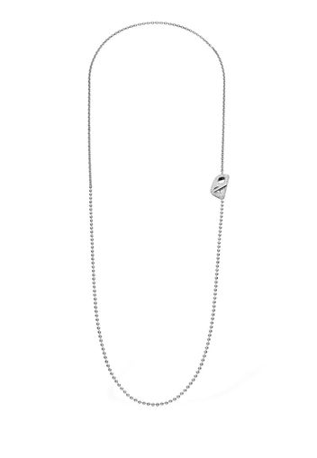 Stone 18kt Gold & Diamond Long Necklace