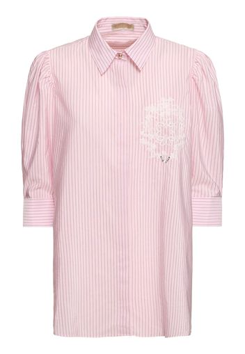 Striped Poplin Shirt