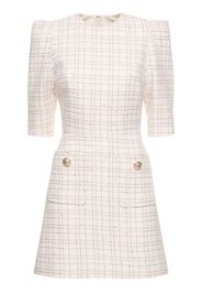 Tweed Mini Dress W/pockets