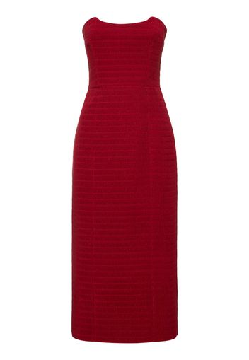 Ryder Strapless Tweed Midi Dress