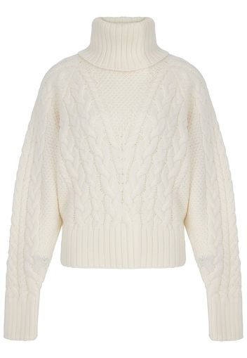 Otis Crop Wool Turtleneck Sweater