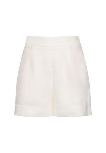 High Rise Linen Shorts