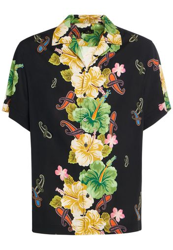 Floral Cotton Short Sleeve Shirt