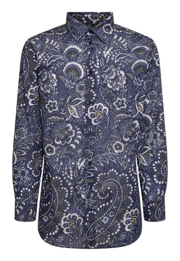 Printed Cotton Long Sleeve Shirt