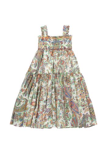 Printed Cotton Muslin Dress