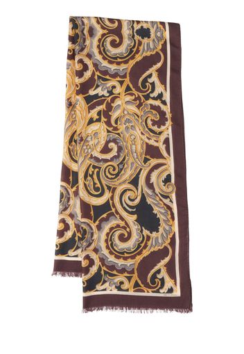 Boheme Printed Wool Blend Scarf