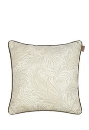 Calathea Embroidered Cushion