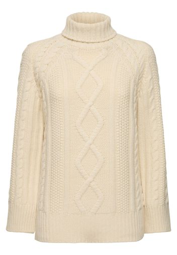 Soft Wool Cable Knit Sweater