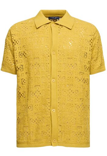 Raoul Cotton Crochet S/s Shirt