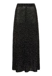 Floris Silk Knit Long Skirt