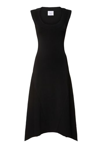 Claudia Flared Viscose Blend Midi Dress