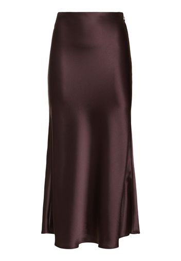 Valletta Satin Midi Skirt