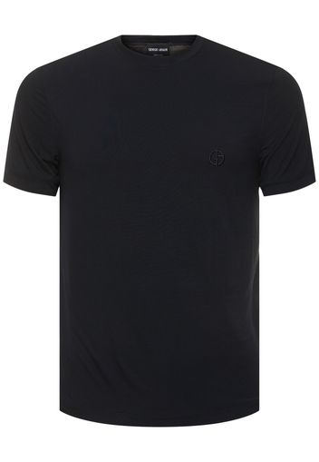 Mercerized Viscose Jersey T-shirt