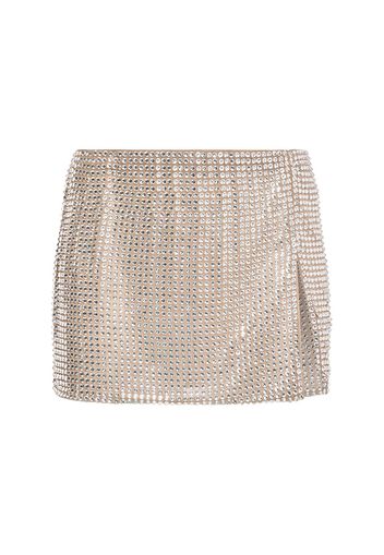 Embellished Mini Skirt