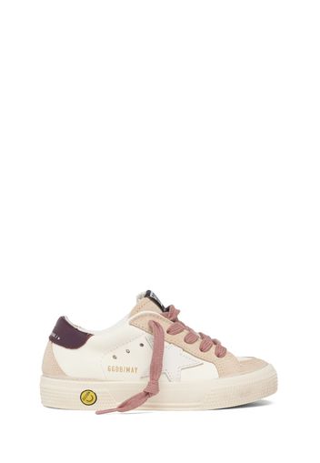 May Leather Lace-up Sneakers