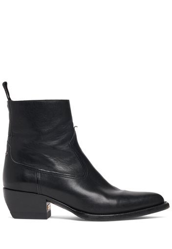 45mm Debbie Leather Ankle Boots