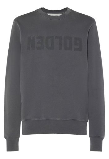 Logo Cotton Jersey Crewneck Sweatshirt