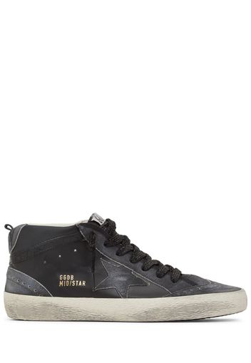 20mm Mid Star Leather Sneakers