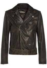 Chiodo Distressed Bull Leather Jacket