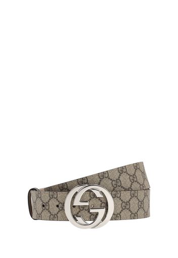 40mm Gg Supreme Logo Leather Belt