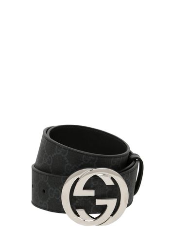 40mm Gg Supreme Logo Leather Belt