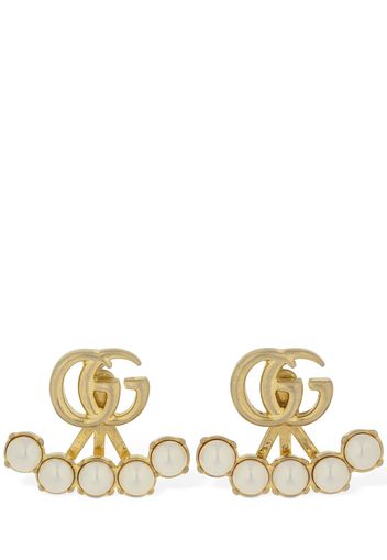 Gg Marmont Imitation Pearl Earrings